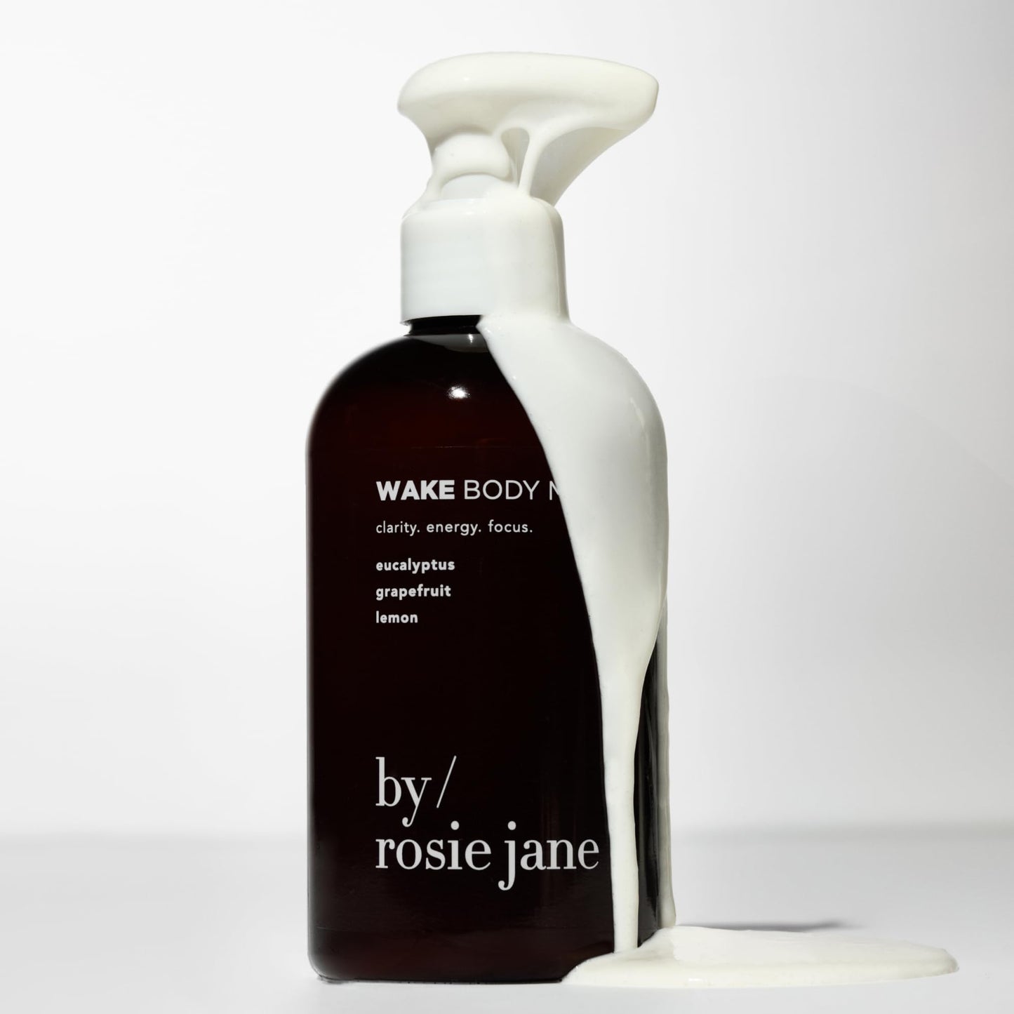 By Rosie Jane Wake Body Milk Skin Care - Milk Toner to Help Tone, Tighten and Hydrate Skin - Body Care Made with Eucalyptus, Grapefruit & Lemon