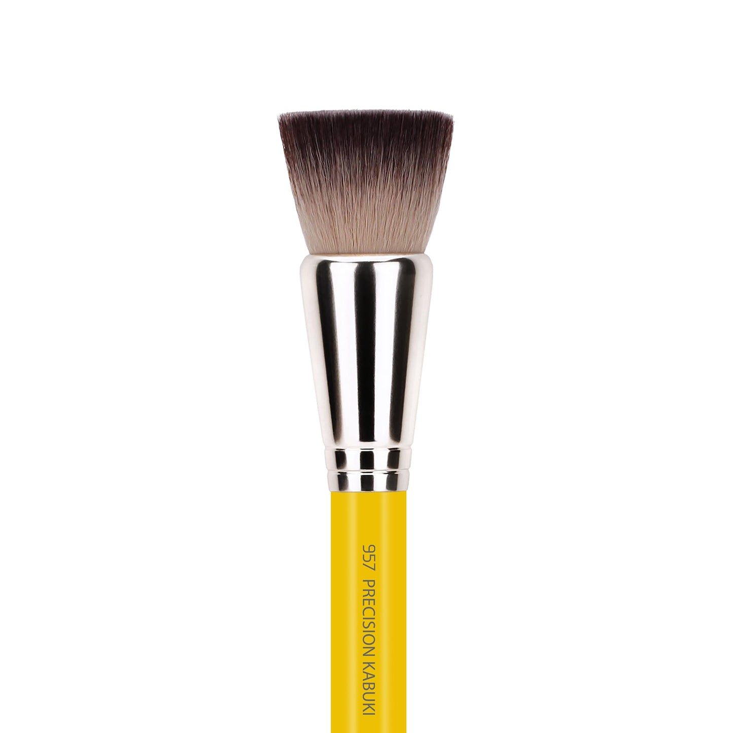 Bdellium Tools Professional Makeup Brush - Studio Series 957 Precision Kabuki - With Soft Synthetic Fibers, For Versatile Application (Yellow, 1pc)