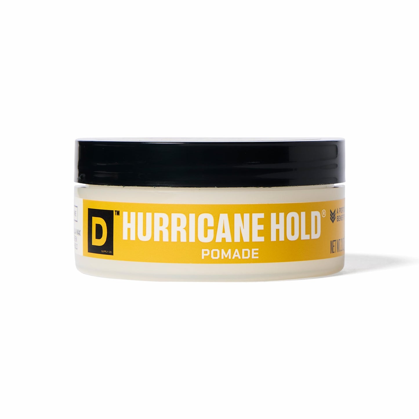 Duke Cannon Supply Co. Hurricane Hold Pomade. Maximum Hold, No Shine, Water-Based for Easy Washout - 2 oz