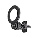 Armor All Magnetic Phone Mount for Car, Air Vent Phone Holder for MagSafe Phones, iPhones, Includes Universal Magnet Ring for Samsung, Non-Magnetic…