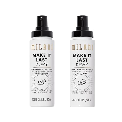 Milani Setting Spray + Primer, Make It Last Dewy - Dewy Finish Moisturizing Formula for Glow on the Go, Setting Spray for Makeup and Face Primer