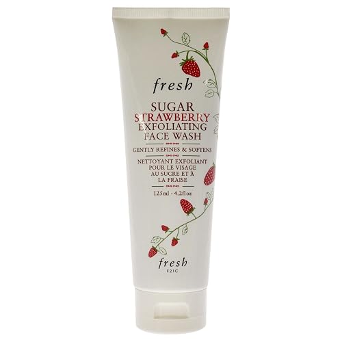 Fresh Sugar Strawberry Exfoliating Face Wash Cleanser Women 4.2 oz