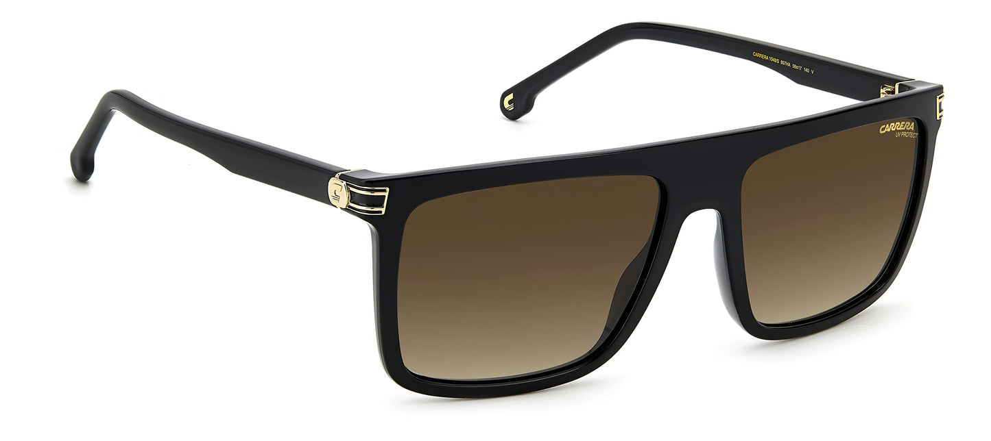 Carrera 1048/S BLACK/GREY BROWN SHADED 58/17/140 unisex Sunglasses