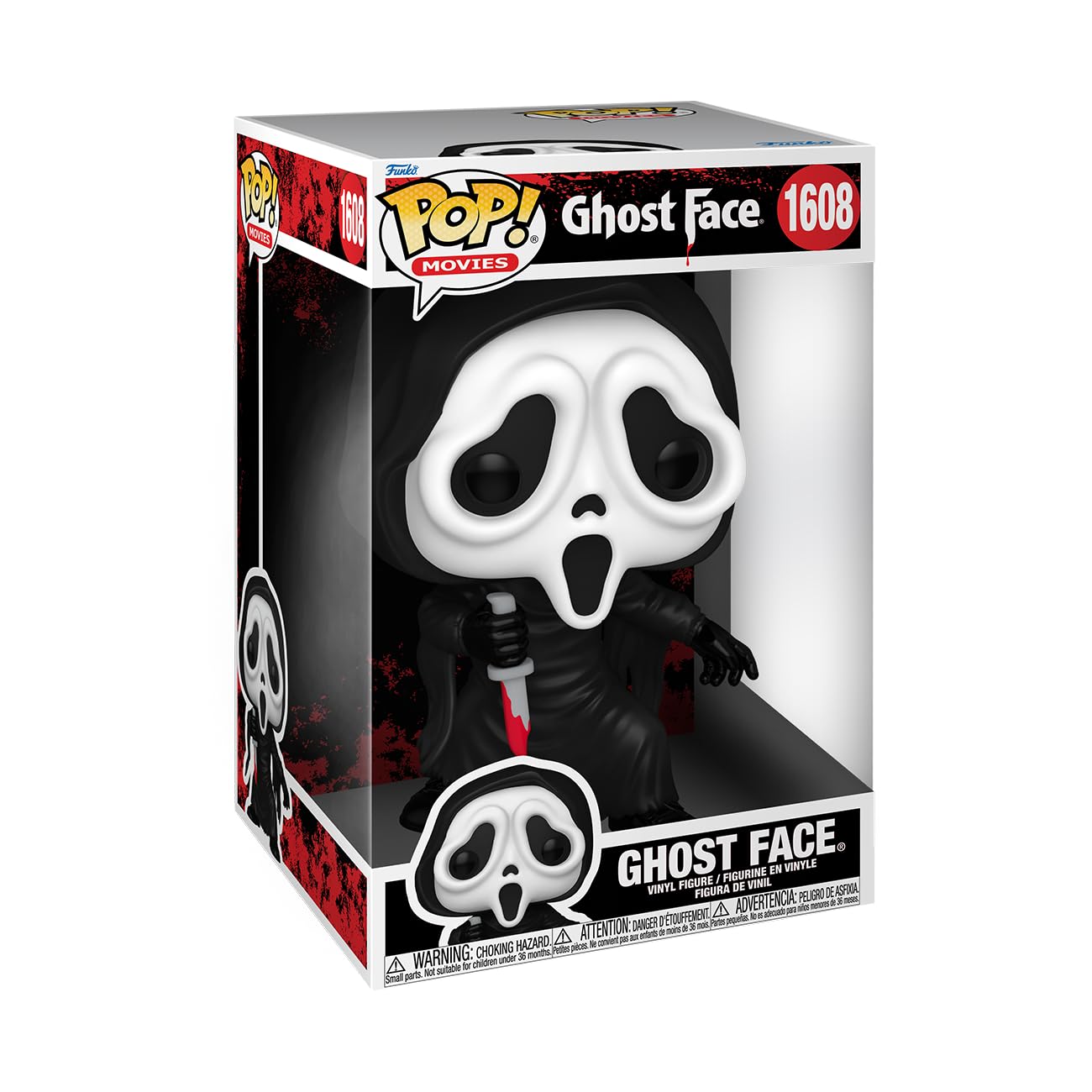 Funko POP! Jumbo: Ghostface - Ghostface - Collectable Vinyl Figure - Gift Idea - Official Merchandise - for Kids & Adults - Horror Fans - Model…
