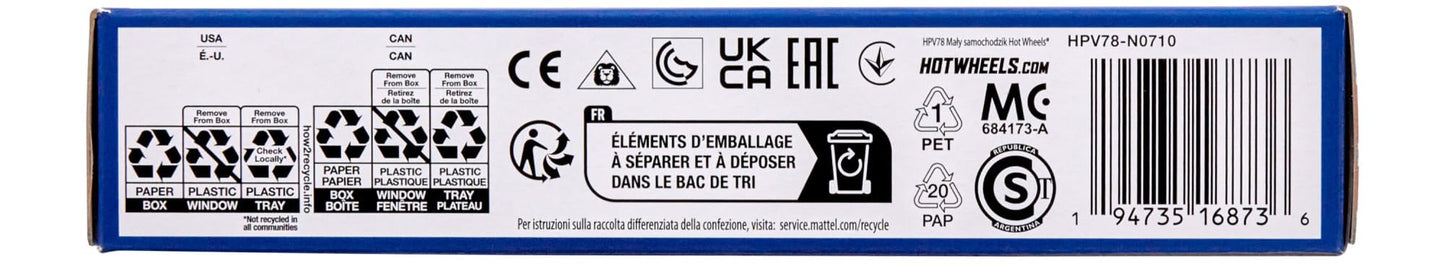 Hot Wheels, Set of 8 Basic Toy Cars & Trucks in 1:64 Scale, Includes 1 Exclusive Car, Different Mixes Released Throughout The Year, Styles May Vary