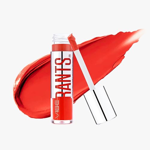 Vibe RANTS | Liquid Matte Lipstick | Long Lasting Matte Finish | High Volume Pigments for Rich, 12-Hour Wear | Vegan, Hydrating and Cruelty Free |