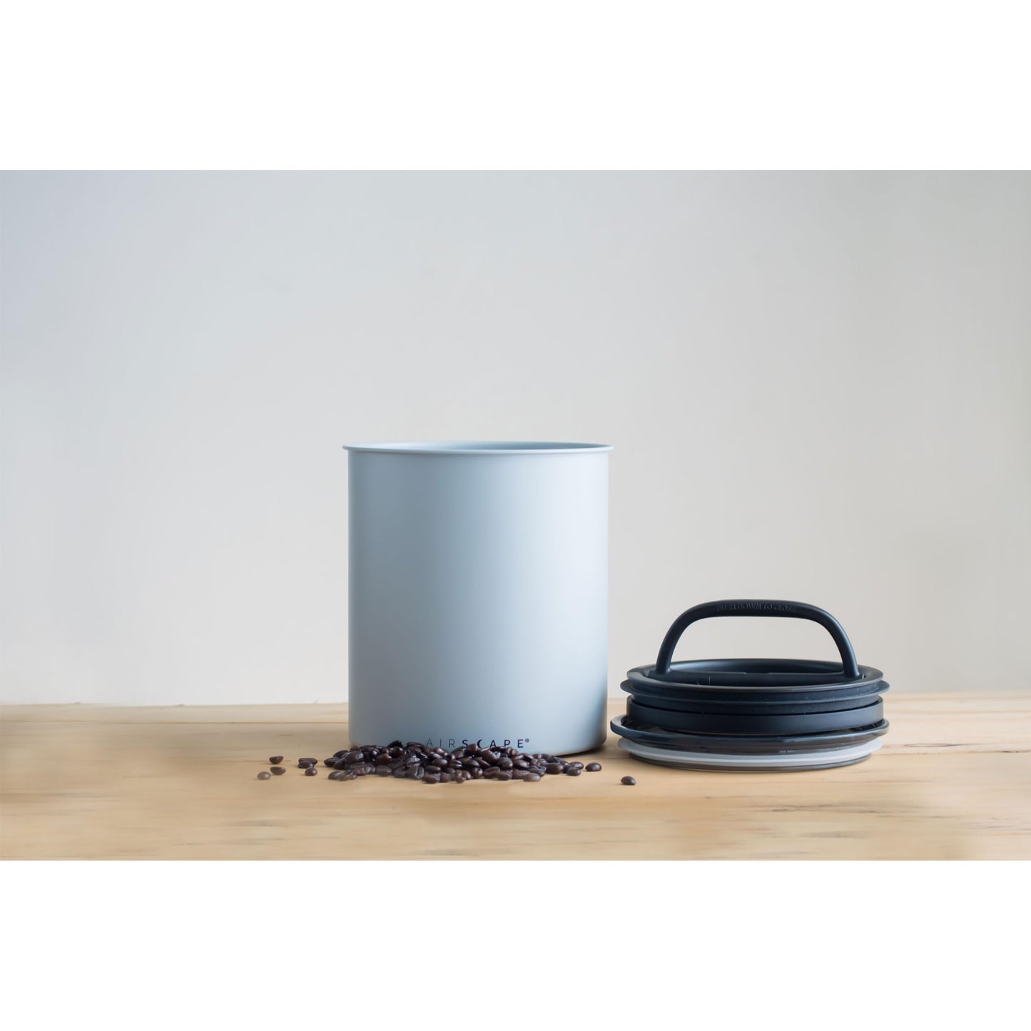 AirScape Planetary Design Kilo Coffee Storage Canister - US Patented Inner Plunger Lid Removes Excess Oxygen - Don't Buy airtight, Buy AIR-Less…