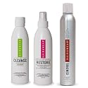 Wig Care Shampoo & Conditioner Kits: 8oz Cleanse, Rstore, Curl, or Control, Wide Tooth Comb or Wig Stand (8oz Cleanse, 8oz Restore, Control)