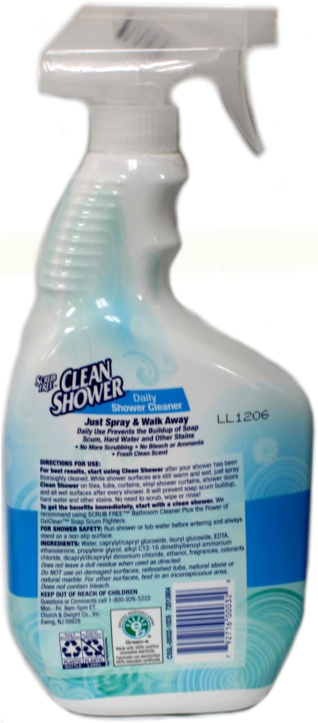 Clean Shower Daily Shower, 32 oz, 5 pk
