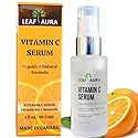 Leaf Aura Vitamin C Serum, Sulphate-Free, Organic+ Natural Formula, Brightens Uneven Skin, Made In Canada, 29.5ml