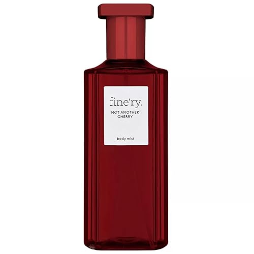 Fine'ry Not Another Cherry Hair + Body Fragrance Fine Mist Spray | Rich, Fruity Gourmand Scent with Black Cherry, Rose & Almond, Vegan & Cruelty-Free