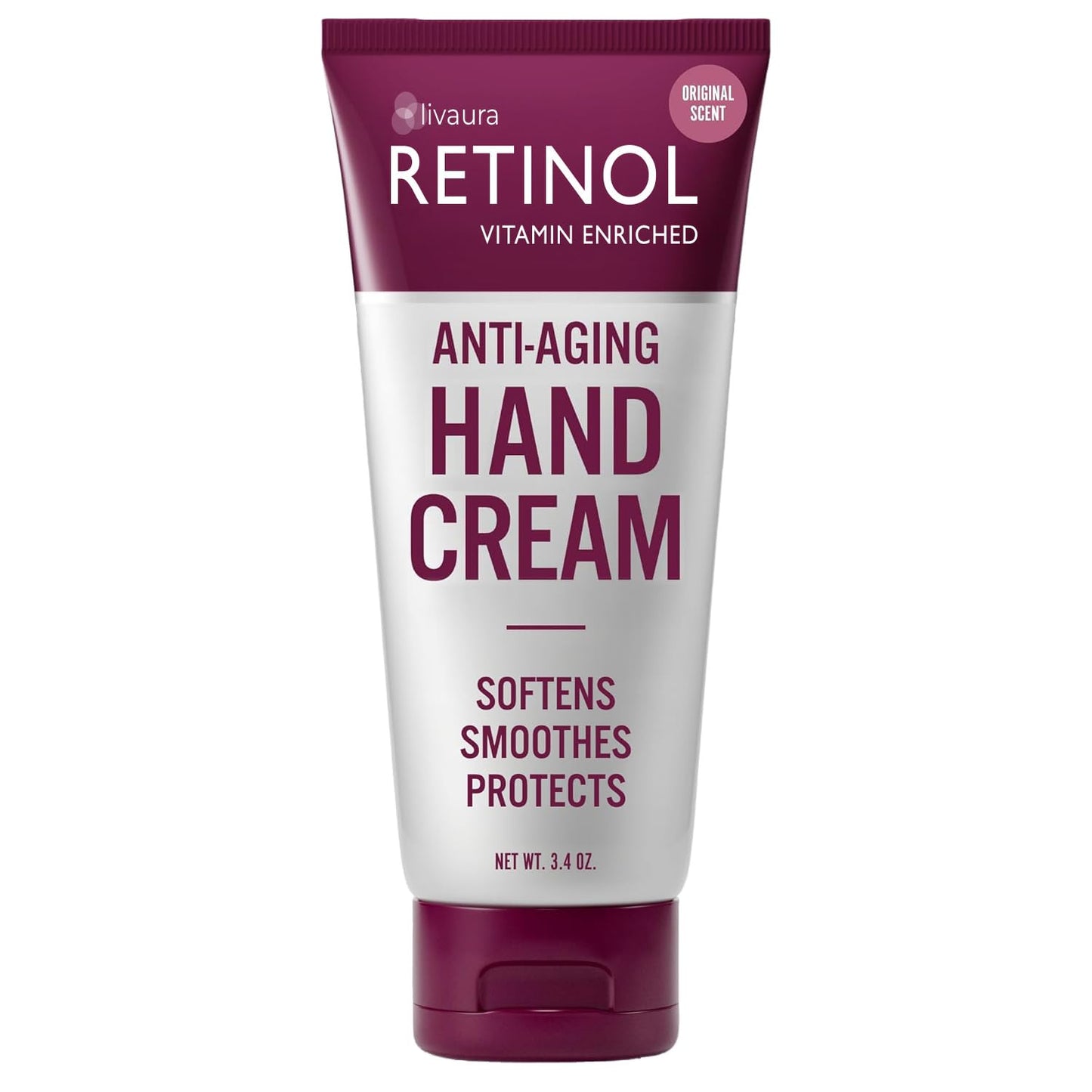 Retinol Anti-Aging Hand Cream - The Original Retinol Brand For Younger Looking Hands -Rich, Velvety Conditions & Protects Skin, Nails & Cuticles