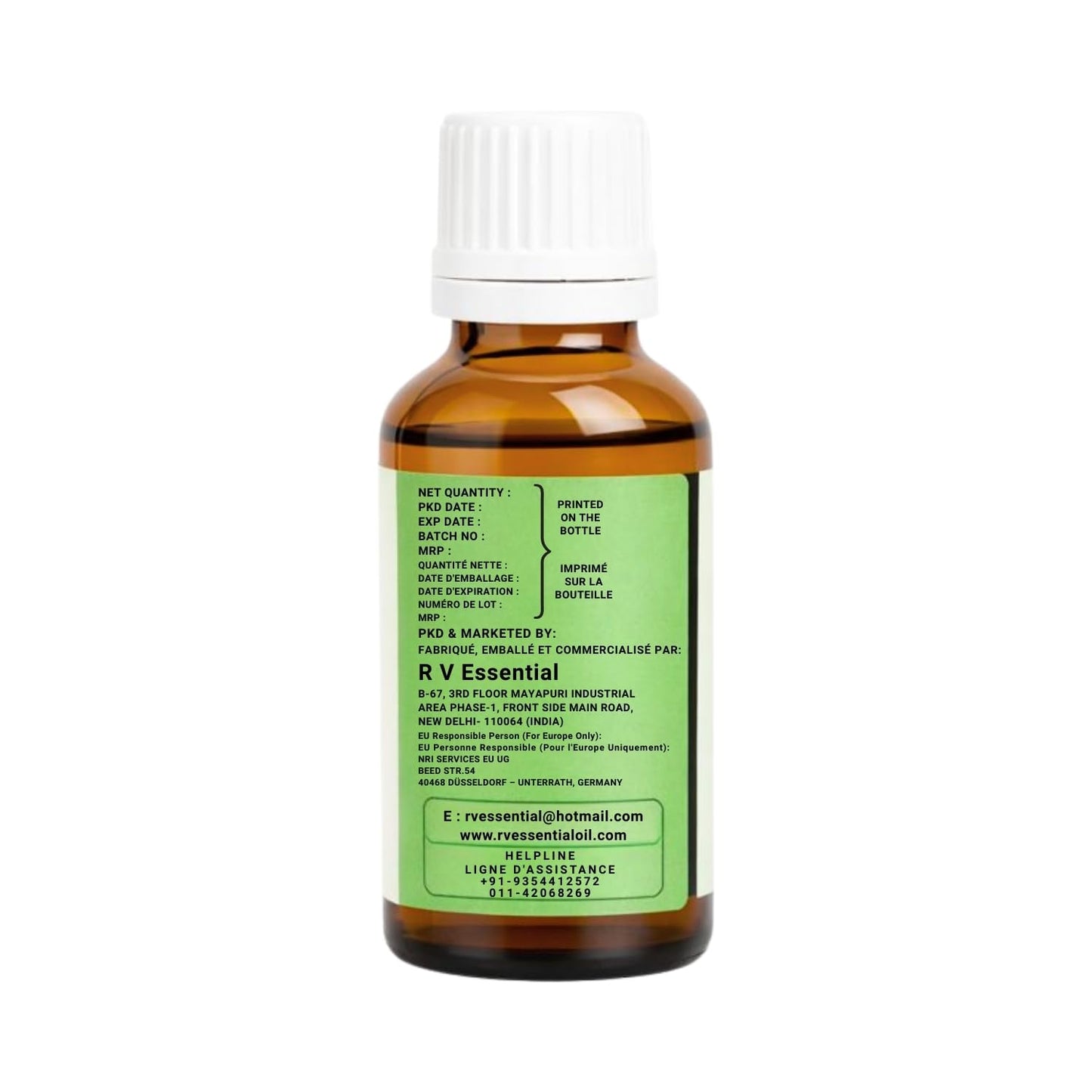 R V Essential Pure Coriander Essential Oil 30ml (1.01oz)- Coriandrum Sativum (100% Pure and Natural Therapeutic Grade) Beauty and Personal Care R V Essential