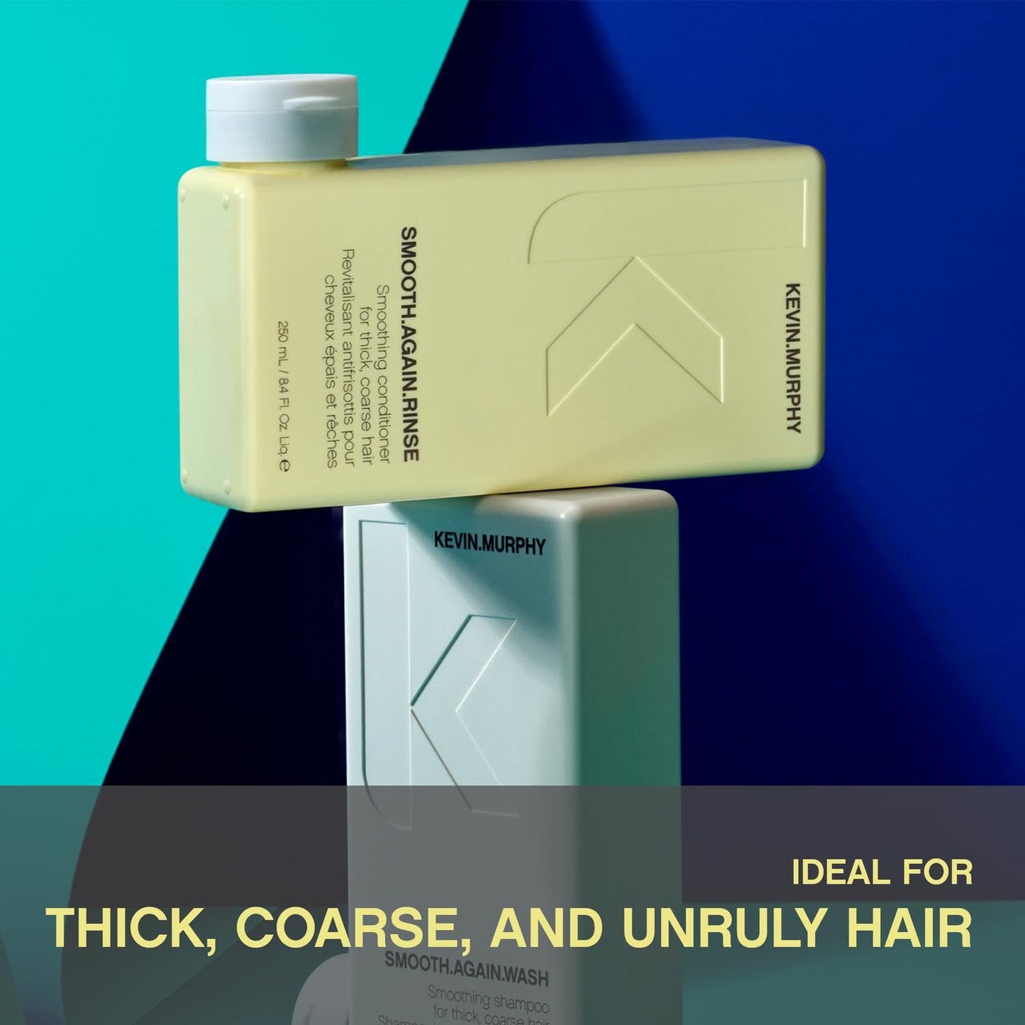 KEVIN.MURPHY SMOOTH.AGAIN - Smoothing, Leave-In Conditioner - For Thick, Coarse & Unruly Hair - Anti-Frizz Treatment - Styling Product for Hair Shine