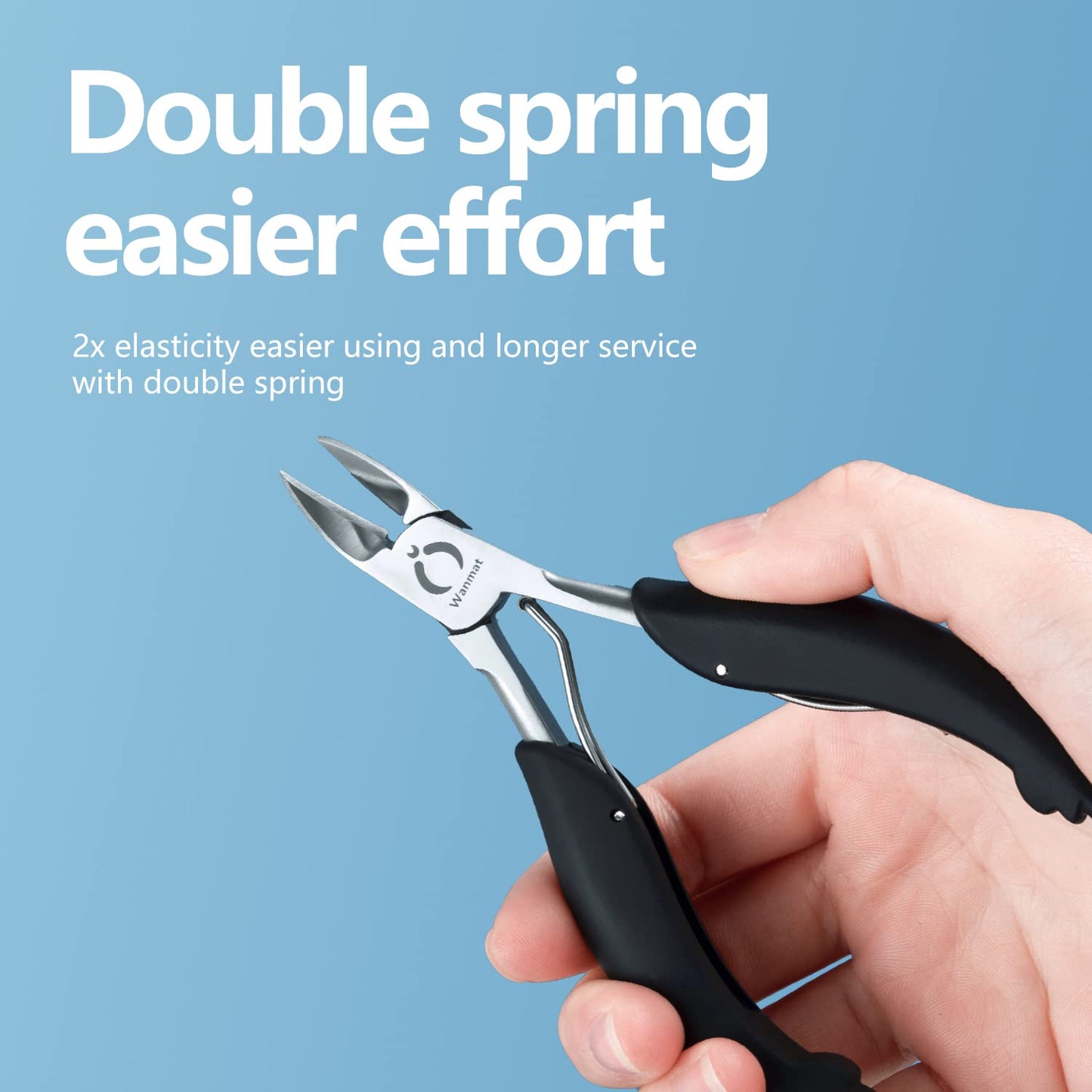 Toe Nail Clipper for Ingrown or Thick Toenails,Toenails Trimmer and Professional Toenail Nipper for Seniors with Stainless Steel Surper Sharp Blades Beauty and Personal Care Wanmat