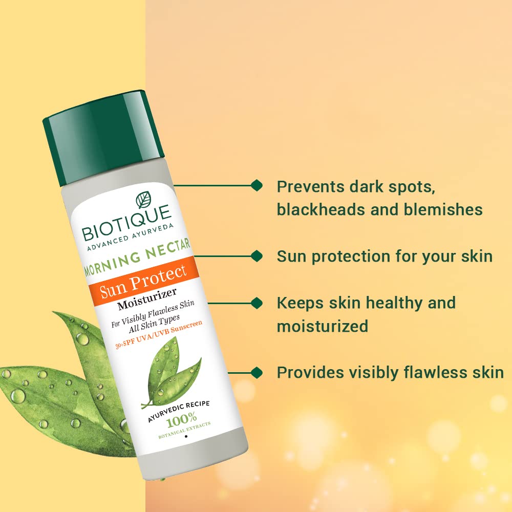 Biotique Botanicals Morning Nectar Lotion, 4.05 Fluid Ounce