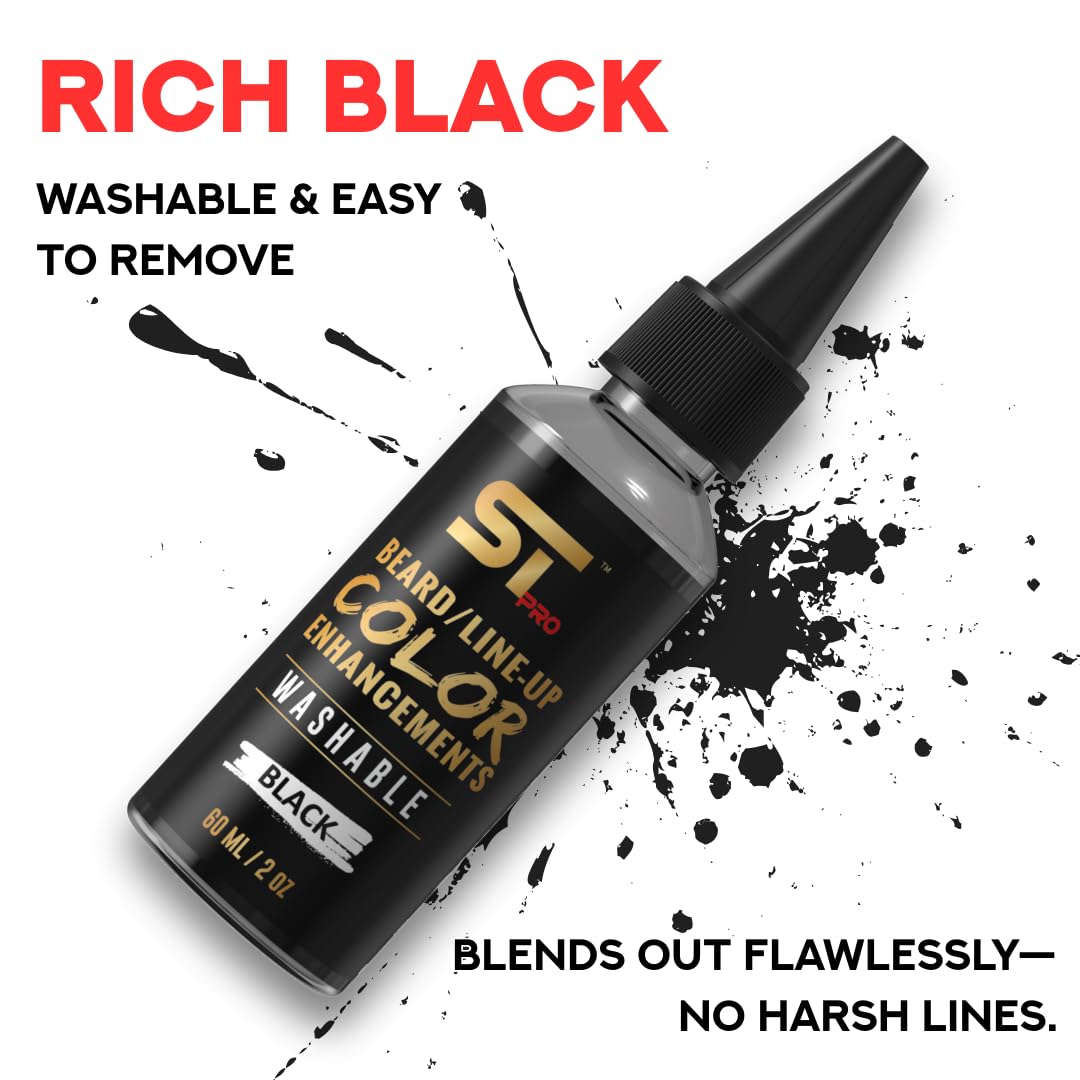 Supreme Trimmer Airbrush Hair & Beard Enhancement Ink | Barber-Grade Line-Up & Filler Spray | Water Resistant, Washable, Pre-Mixed for Precision