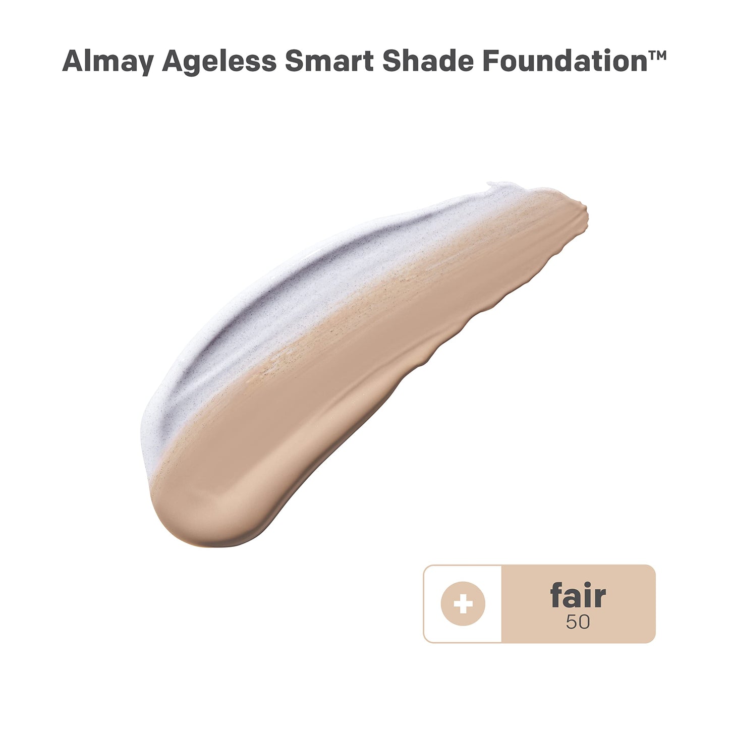 Almay Anti-Aging Foundation, Smart Shade Face Makeup with Hyaluronic Acid, Niacinamide, Vitamin C & E, Hypoallergenic-Fragrance Free, 050 Fair, 1 Fl