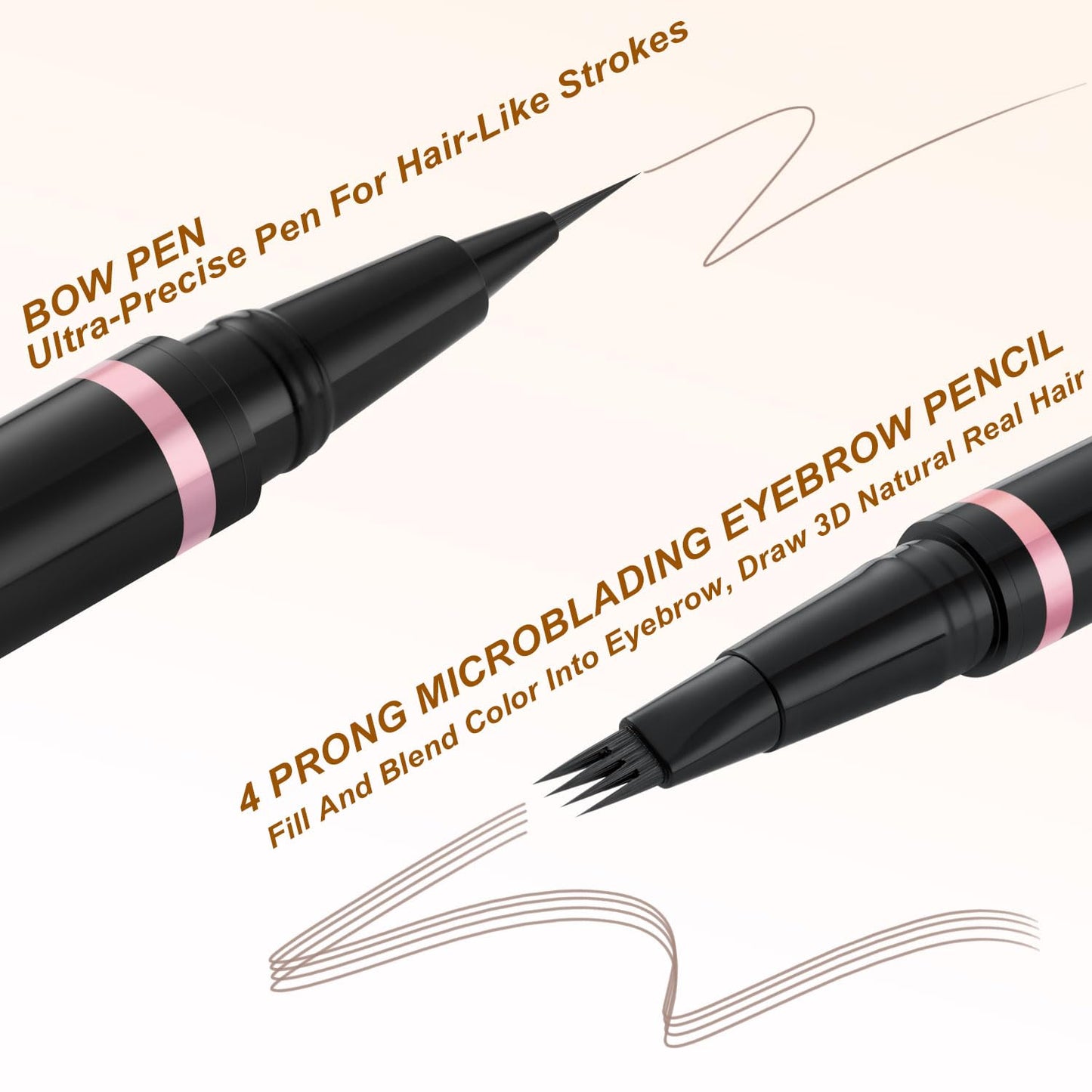 LAVONE Eyebrow Pen Makeup Kit, with Waterproof Eyebrow Pencil, Eyeliner, Pomade, and Brow Brush, Smudge-Proof and Long Lasting, Create Full Beauty and Personal Care LAVONE