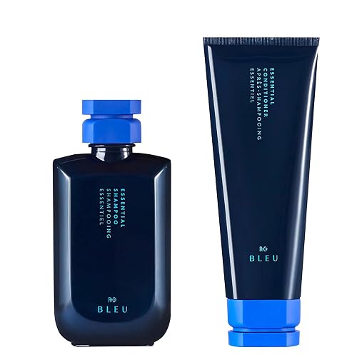 R+Co BLEU Essential Shampoo and Conditioner Set - Daily Cleansing & Lightweight Hydration for All Hair Types - Smooths, Repairs, Detangles & Adds