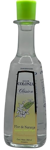 2 X Sanborns Agua De Colonia Clasica Flor De Naranja Unisex 202ml Each Glass Bottle