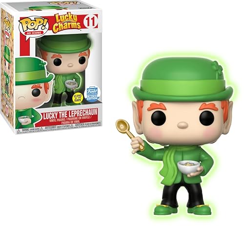Funko Pop Ad Icons Lucky Charms Glow in the Dark Luck the Leprechaun Limited Edition Vinyl Figure