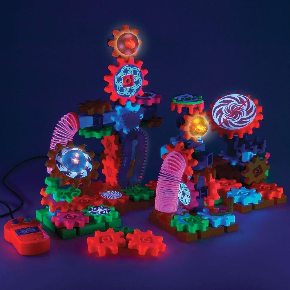 Learning Resources Gears! Gears! Gears! Lights & Action Building Set, Puzzle, Gear Toy, 121 Pieces, Ages 5+