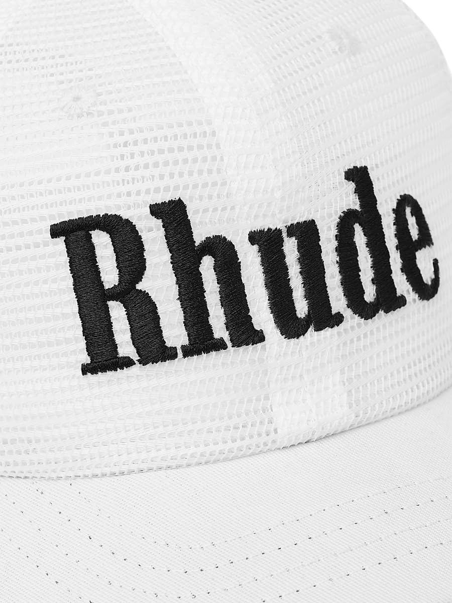 Rhude, Logo Mesh Hat, White