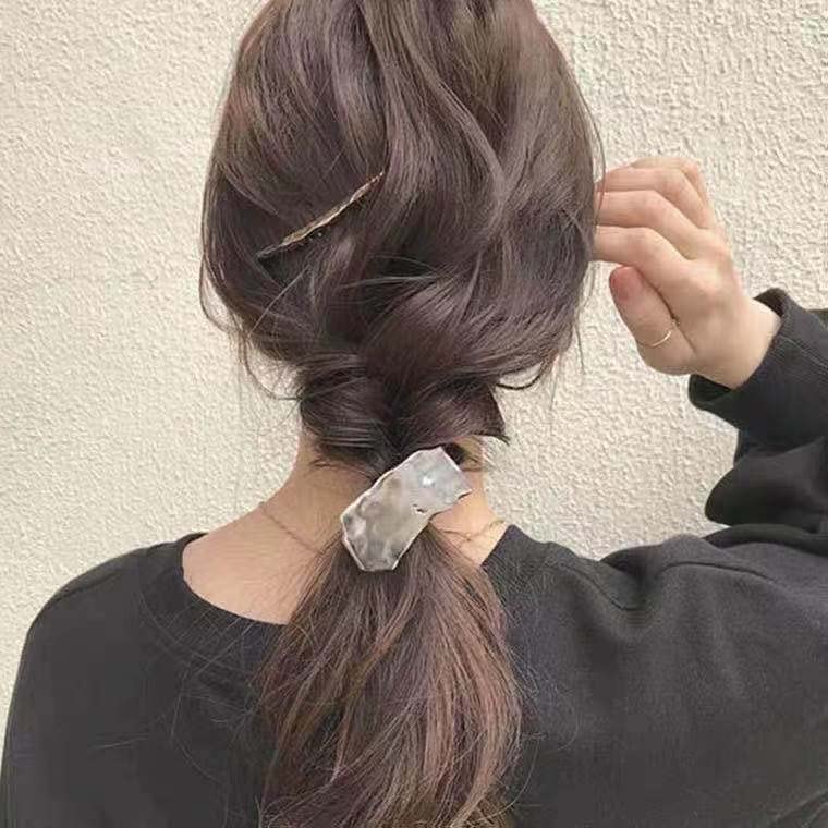 GRY 4PCS Alloy Hair Side Combs Metal Hair Clips with Teeth Hair Clips Combs French Twist Hair Accessories for Women and Girls