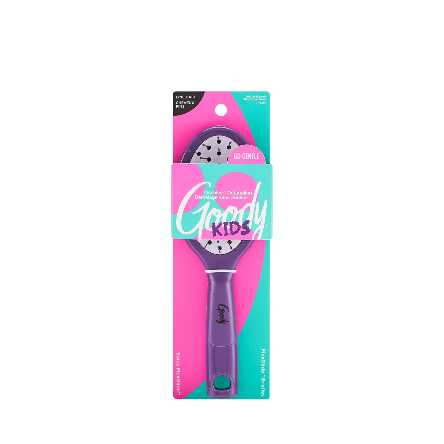 Goody Girls Ouchless Purse Hair Brush, Assorted Colors
