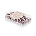 Apres Neutrals Gel-X Mia Box Of Press On Nails, 11 Sizes 00-9, Soft Gel Nail Tip Box (150pcs) (Natural Round Medium, 150pcs) Beauty & Personal Care APRÉS