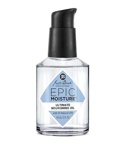 Jack Black Epic Moisture Ultimate MP10 Nourishing Oil, 2 Fl Oz - Multi-Purpose Moisturizing Body Oil and Beard Oil with 10 Natural Oils for Face