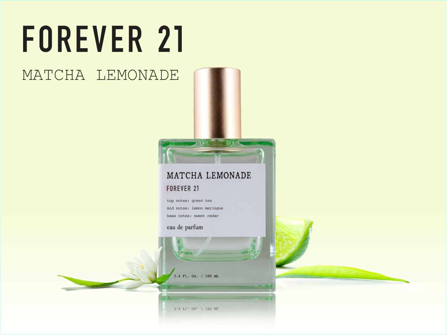 Matcha Lemonade Eau de Parfum, 3.4 fl. oz., by Forever 21