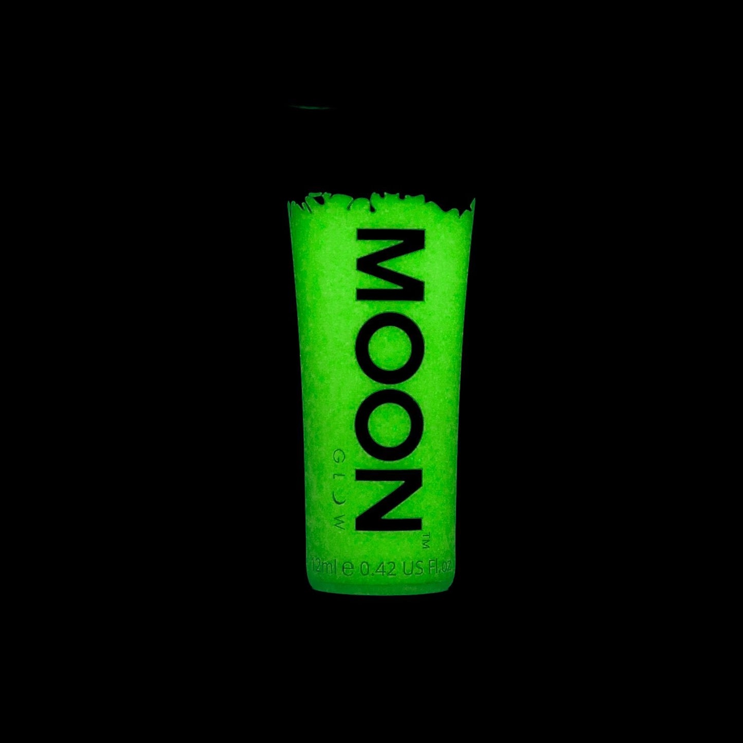 Moon Glow - Glow in the Dark Face & Body Paint - 0.42oz Yellow - Phosphorescent - Charge to Glow