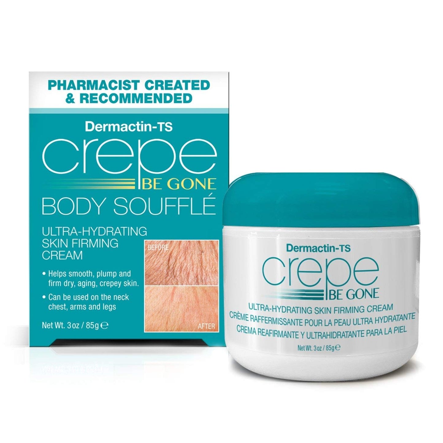 Dermactin Crepe Be Gone Body Souffle 2.5 ounce (6-Pack)