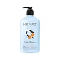 HEMPZ Triple Moisture Body Moisturizer, 17 Oz - Hydrating Lotion Rich with Minerals, Vitamin C, & Hempseed Oil to Nourish & Repair Extremely Dry or