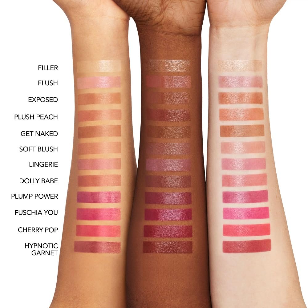 Buxom Women's Plump Shot Plumping Lip Serum - Shimmer Chrome Tints, Glossy - Filler (Clear)