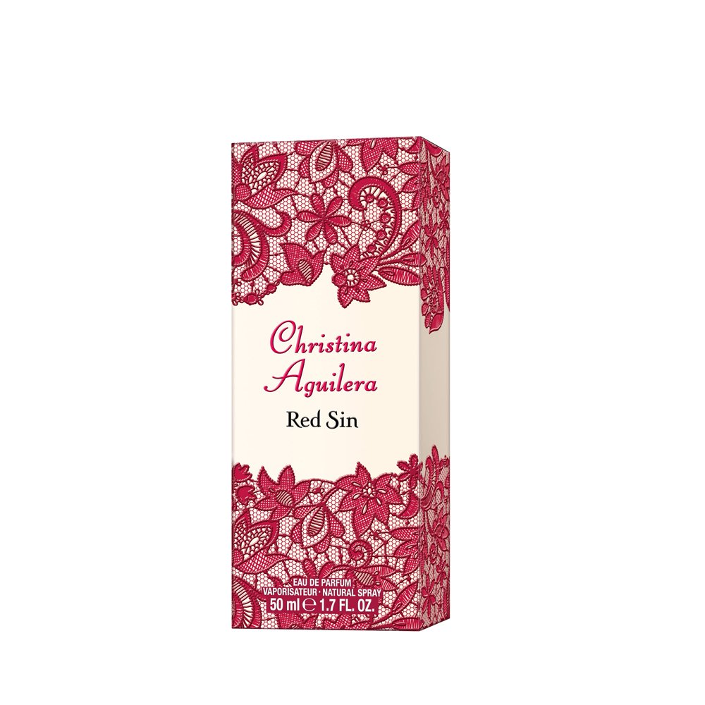 Christina Aguilera Red Sin Eau de Parfum Spray for Women, 1.7 Ounce