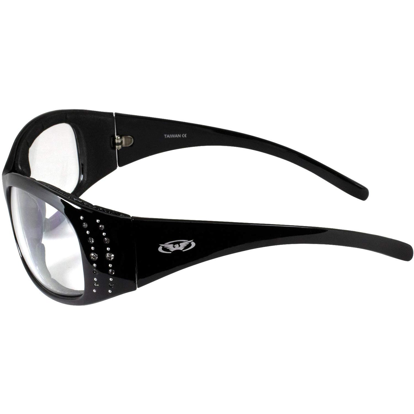 Global Vision Eyewear 24 Marilyn 2 Plus Riding Sunglasses with Clear to Smoke Photochromatic Lens