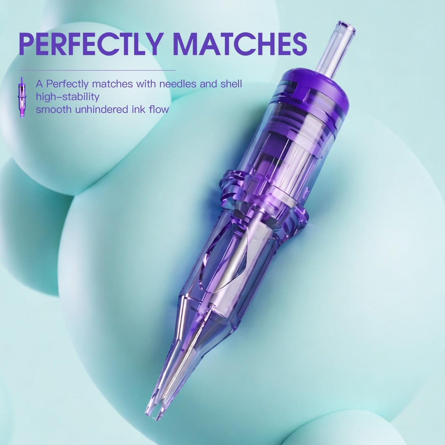 Mast Pro Tattoo Cartridges 20Pcs Disposable Needles Bugpin Round Magnum 1205RM Beauty and Personal Care MAST TATTOO