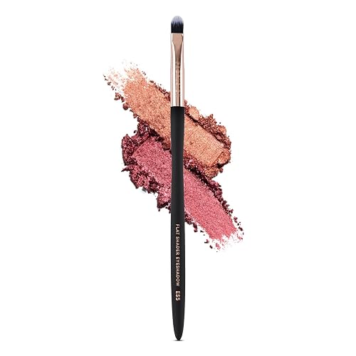 Profusion Cosmetics Flat Shader Eyeshadow Brush - Dense Synthetic Bristles for Smooth Color Packing & Blending, Professional Vegan Makeup Tool