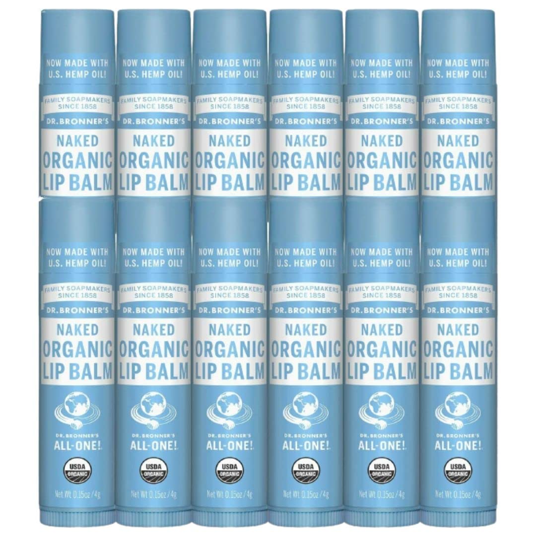 Dr Bronner Lip Balm Naked Unscntd