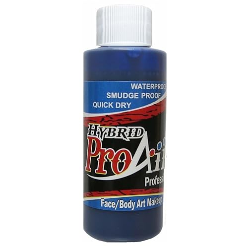 ProAiir Face and Body Painting Makeup - 2oz (60ml) Cobalt Blue