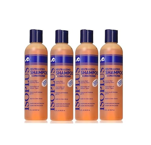 Isoplus Neutralizing Shampoo plus Conditioner 8 Ounce (237ml) (Pack of 4)