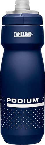 CamelBak Podium Bike Squeeze Water Bottle Navy Blue, 24oz