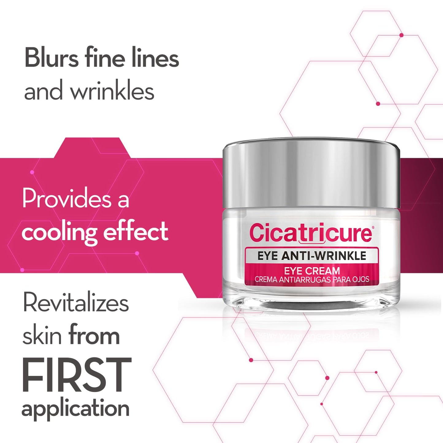 Cicatricure Blur & Filler Anti-Wrinkle Eye Treatment: Advanced Formula for Fine Lines, Under-Eye Bags & Skin Rejuvenation, Hydrating Eye Cream
