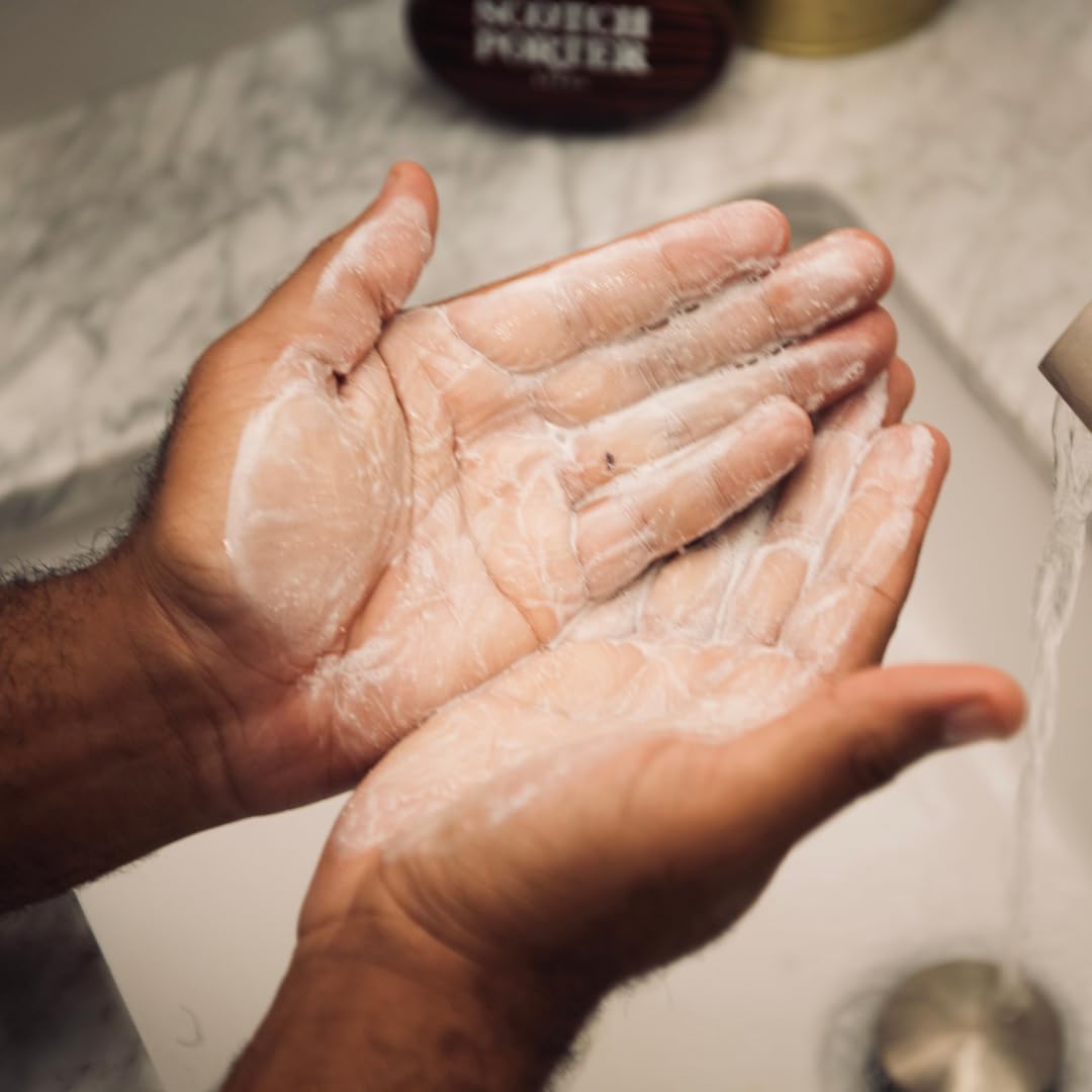 Scotch Porter Restoring Face Wash | Rich, Non-Stripping Gel Cleanser | Formulated with Non-Toxic Ingredients, Free of Parabens, Sulfates & Silicones |