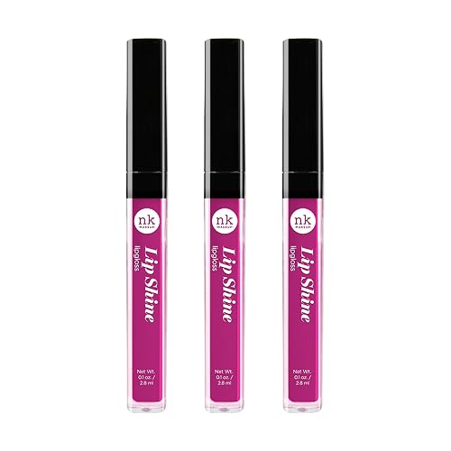 NICKA K NEW YORK Lipshine, Cosmetics, vibrant colors, bright colors, shining lips, lip shine, long lasting (AMZ265)