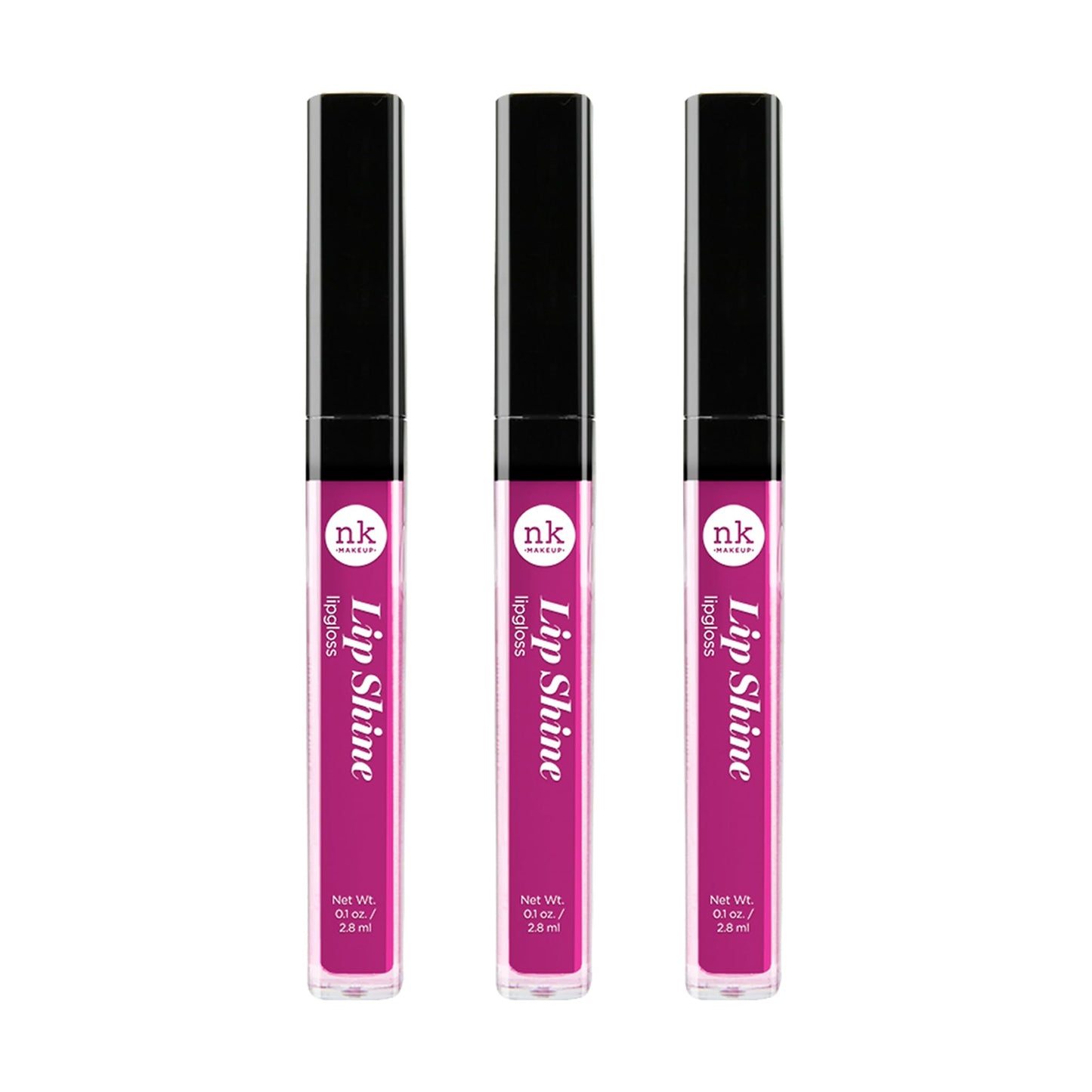 NICKA K NEW YORK Lipshine, Cosmetics, vibrant colors, bright colors, shining lips, lip shine, long lasting (AMZ265)
