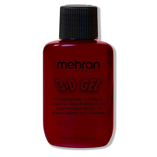 Mehron Makeup 3-D Gel | Gelatin Special Effects Makeup | Halloween FX & Scarring Gel | Fake Skin for Stage, Screen, Theater, Cosplay, and Halloween